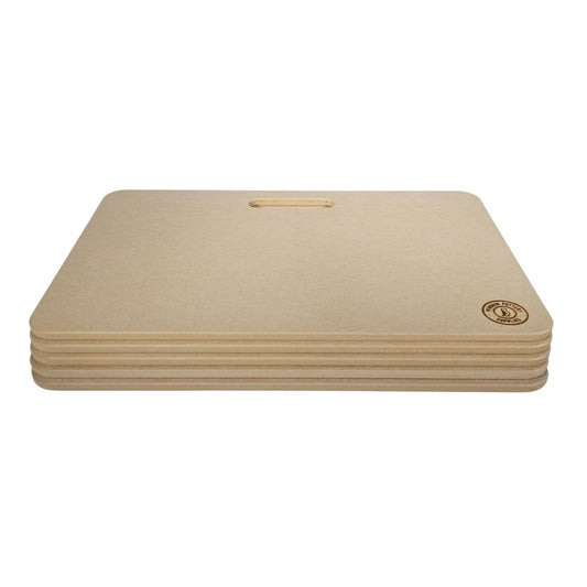 Penguin Pottery School & Studio Pack - Portable Clay Wedging Board with Built-in Handle - Premium Wedging Board for Pottery - Clay Board for Crafts Arts Ceramics Pottery Tools (Set of 5 Small Boards)