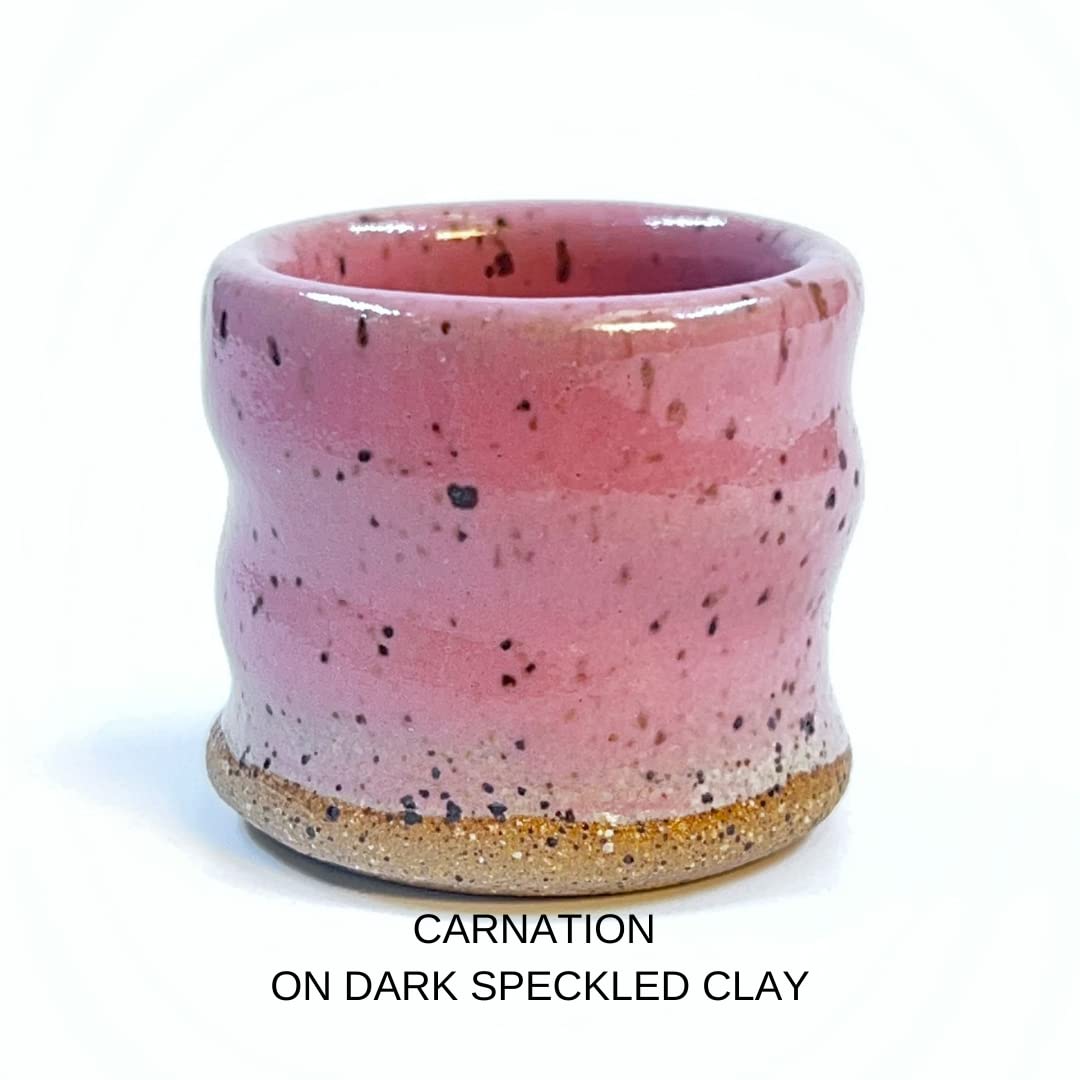 Penguin Pottery - Opaque Series - Carnation - Mid Fire Glaze, High Fire Glaze, Cone 5-6 for Mid Fire Clay, High Fire Clay - Ceramic Glaze Pottery (1 Pint | 16 oz | 473 ml)