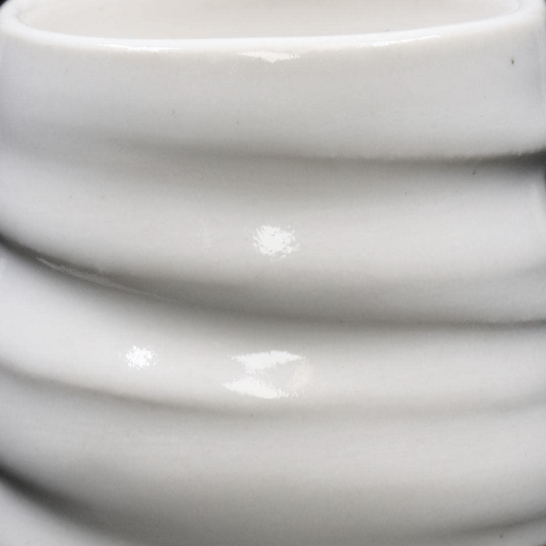 Penguin Pottery - Glossy Opaque White - Mid Fire Glaze, High Fire Glaze, Cone 5-6 for Mid Fire Clay, High Fire Clay - Ceramic Glaze Pottery (1 Pint | 16 oz | 473 ml)