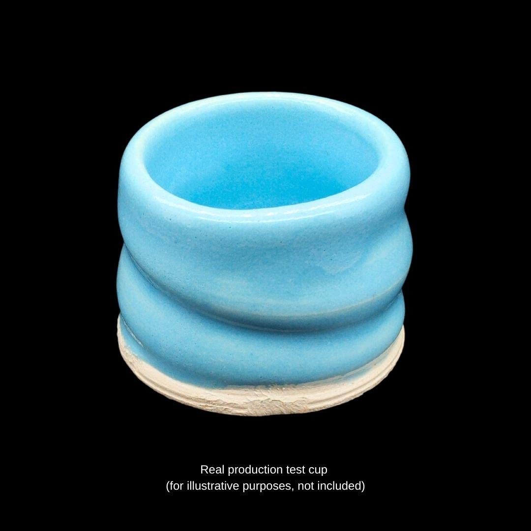 Penguin Pottery - Gentoo Series - Sky Blue - Low Fire Glaze Cone 06-04 for Low Fire Clay - Ceramic Glaze Pottery (1 Pint | 16 oz | 473 ml)