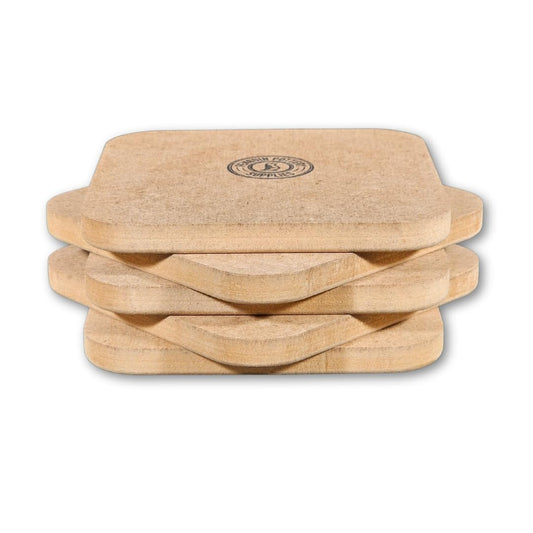 Penguin Pottery - Premium Set of 5 Square Medex MDF Pottery Bats Inserts for Heavy Duty Bat System - Hand-Made and Easy to Install Pottery Bat System