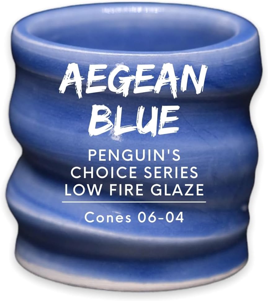 Penguin Pottery - Variety Set - Low Fire Penguin's Choice Series - Cones 06 to 04 - Includes 8 4oz Jars