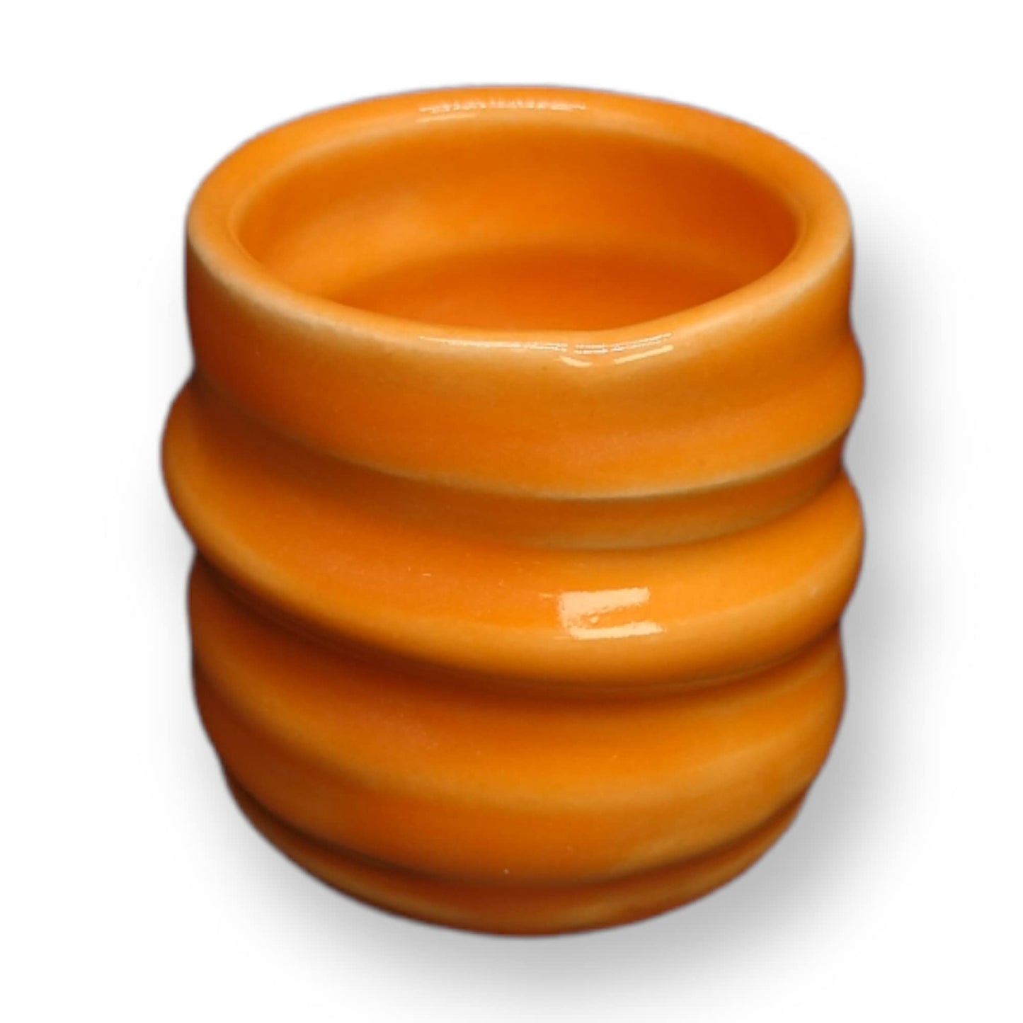 Penguin Pottery - Celadon Series - Tangerine - Mid Fire Glaze, High Fire Glaze, Cone 5-6 for Mid Fire Clay, High Fire Clay - Ceramic Glaze Pottery (1 Pint | 16 oz | 473 ml)
