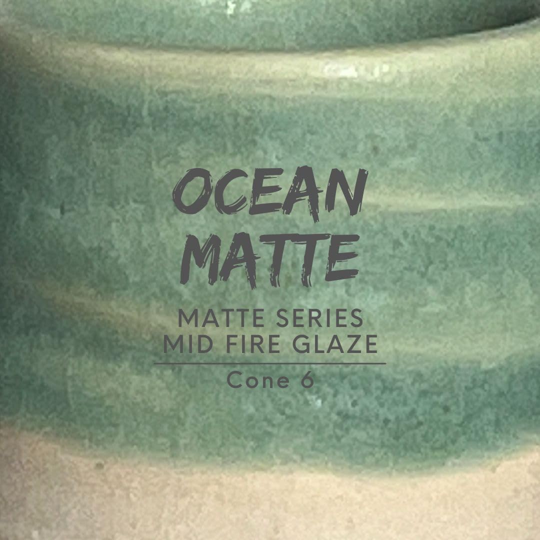 Penguin Pottery - Variety Set - Mid Fire Matte Series - Cone 6 - Includes 8 4oz Jars