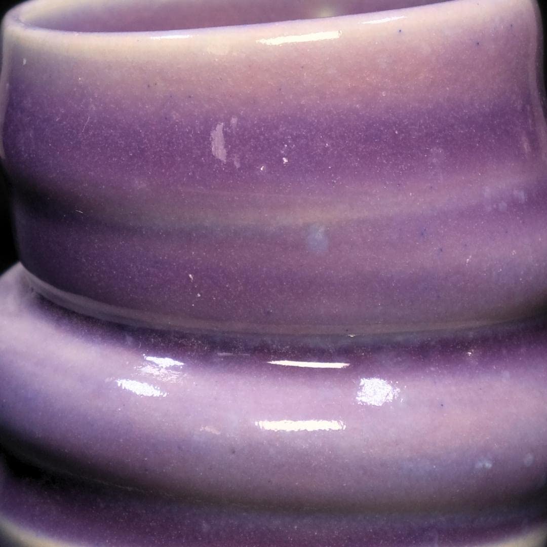 Penguin Pottery - Celadon Series - Glossy Translucent Amethyst - Mid Fire Glaze, High Fire Glaze, Cone 5-6 for Mid Fire Clay, High Fire Clay - Ceramic Glaze Pottery (1 Pint | 16 oz | 473 ml)