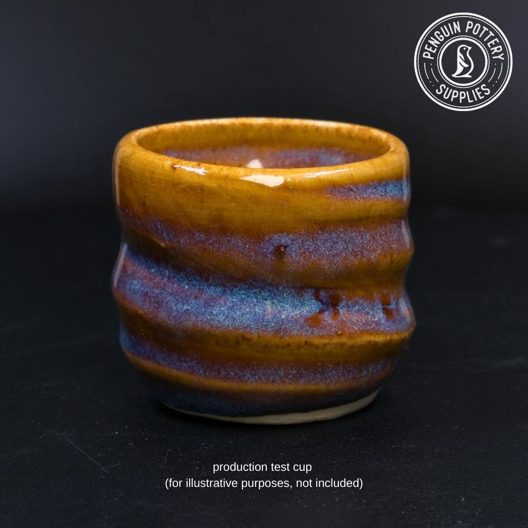 Penguin Pottery - Specialty Series - Rutile - Cone 6 - Mid Fire Glaze, High Fire Glaze, Cone 6 for Mid Fire Clay, High Fire Clay - Ceramic Glaze Pottery (1 Pint | 16 oz | 473 ml)