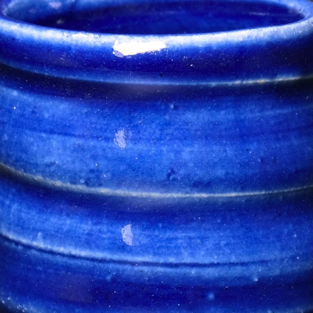 Penguin Pottery - Celadon Series - Deep Ocean Blue - Mid Fire Glaze, High Fire Glaze, Cone 5-6 for Mid Fire Clay, High Fire Clay - Ceramic Glaze Pottery (1 Pint | 16 oz | 473 ml)