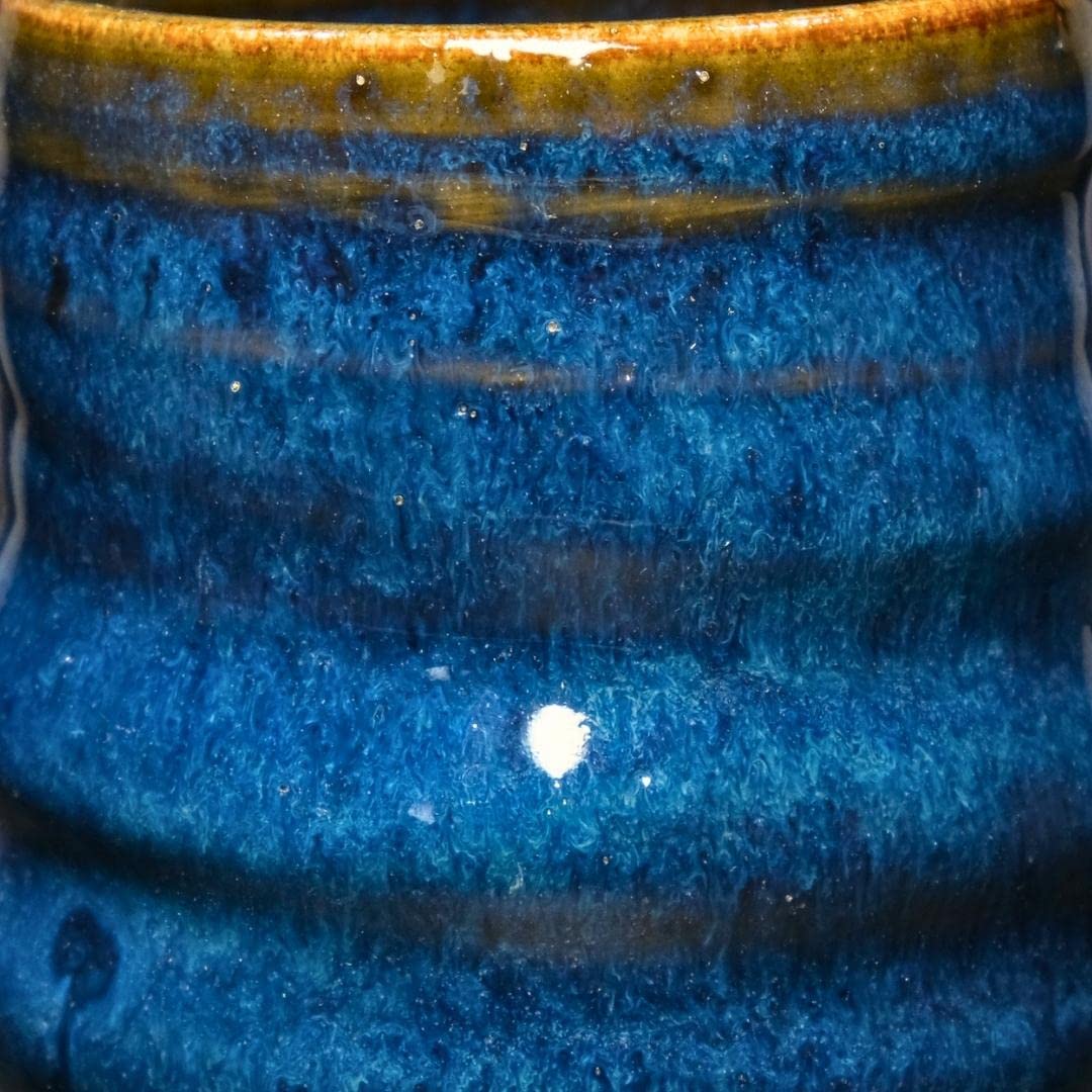 Penguin Pottery - Specialty Series - Ultra Marine Mid Fire Glaze for Clay, Pottery Glaze, Cone 5 and Cone 6 - Ceramic Glaze for Pottery (1 Pint | 16 oz | 473 ml)