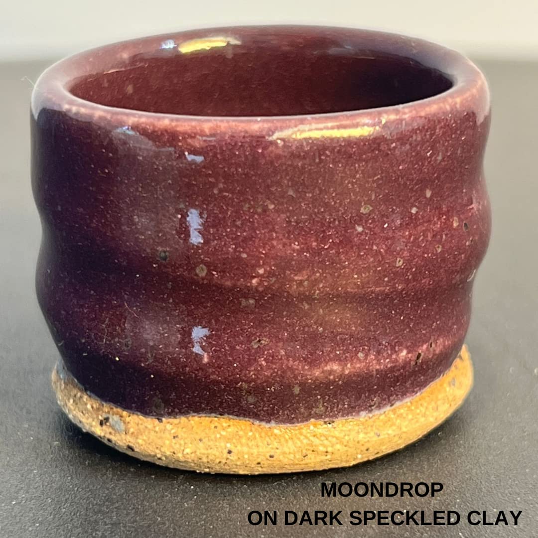 Penguin Pottery - Specialty Series - Moon Drop. Mid Fire Glaze for Clay, Pottery Glaze, Cone 5 and Cone 6 - Ceramic Glaze for Pottery (1 Pint | 16 oz | 473 ml)