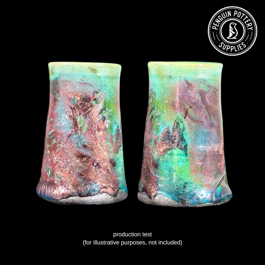 Penguin Pottery Glazes - Raku Series - Verdigris - Low Fire (16oz | 473ml)