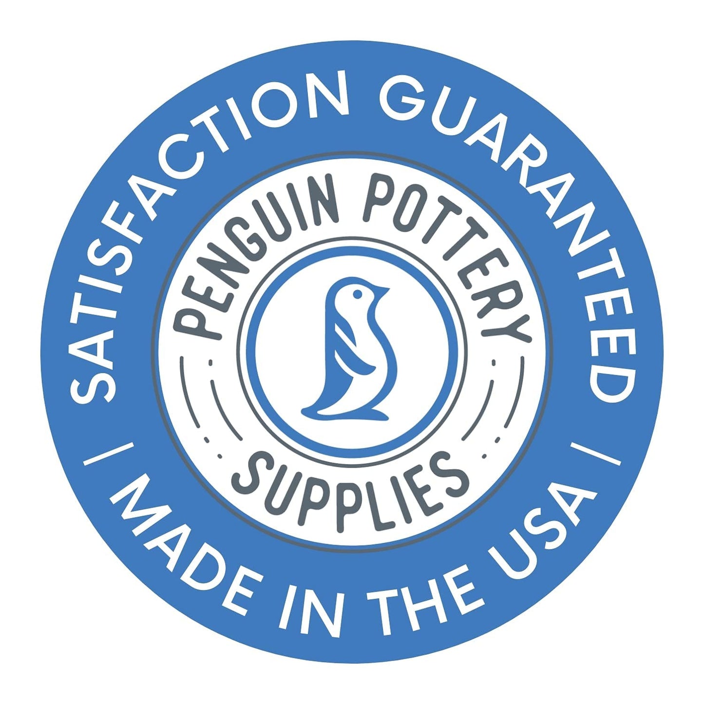 Penguin Pottery - Nantucket Series - Light Blue - Low Fire Glaze Cone 06-04 for Low Fire Clay - Ceramic Glaze Pottery (1 Pint | 16 oz | 473 ml)