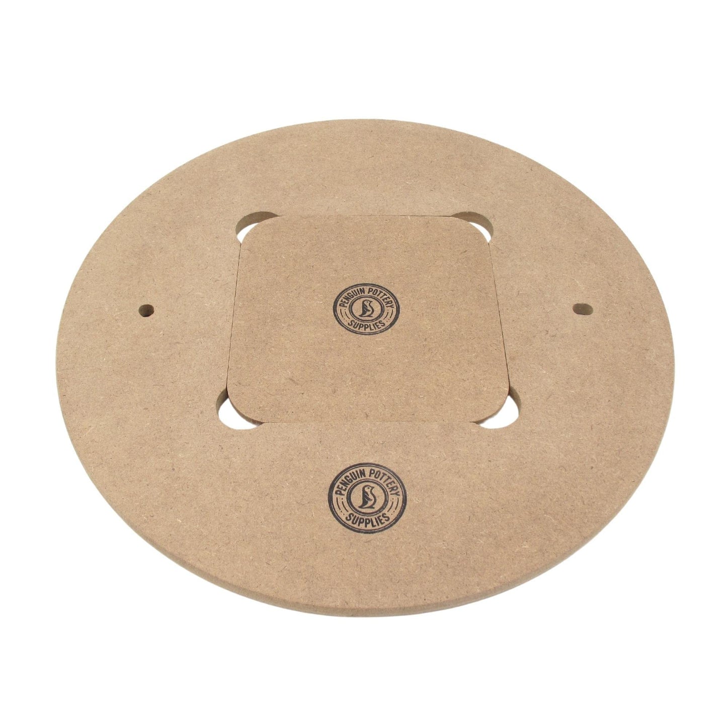 Penguin Pottery Bats 14 Inch Pottery Bat System with 5 Square Medex MDF Pottery Bats Inserts - Great for Saving Space - Increase Productivity for Mugs, Pots and Other Small Pieces