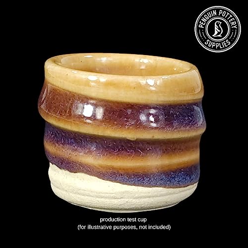 Penguin Pottery - Specialty Series - Ethereal - Mid High Fire Glaze Cone 5  Cone 6 for Mid High Fire Clay - Ceramic Glaze Pottery (1 Pint | 16 oz | 473