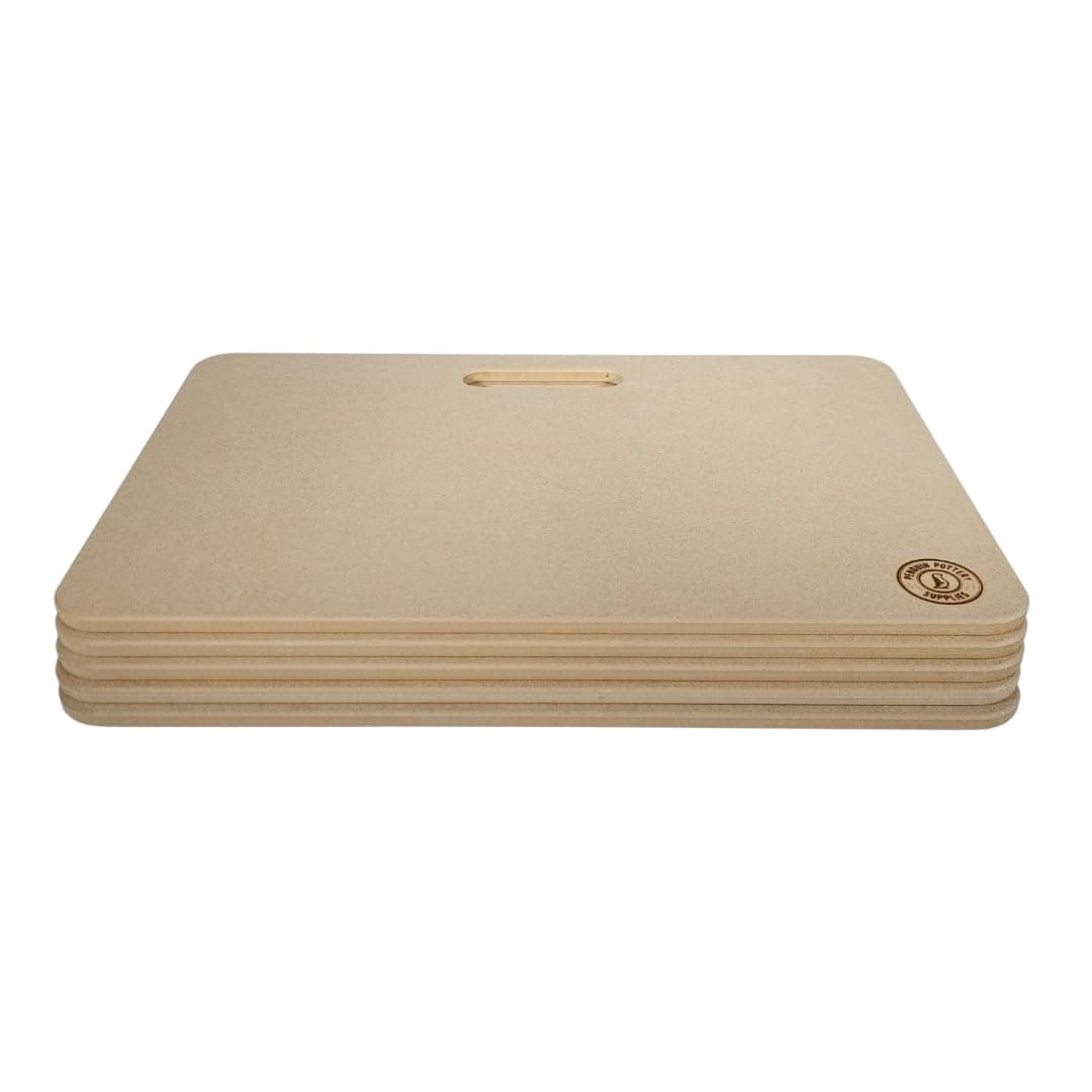 Set of 5, 12" x 18" Wedging Board with Built-in Handle