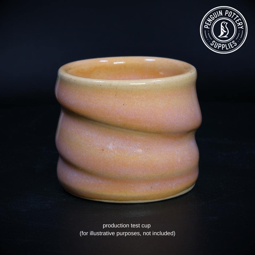 Penguin Pottery - Specialty Series - Rose Quartz - Mid Fire Glaze, High Fire Glaze, Cone 5-6 for Mid Fire Clay, High Fire Clay - Ceramic Glaze Pottery (1 Pint | 16 oz | 473 ml)