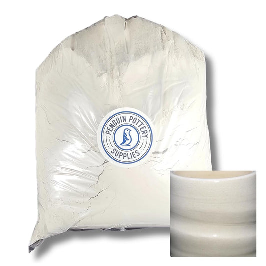 Penguin Pottery - Clear Glaze (Dry) - Mid Fire Glaze for Clay, Pottery Glaze, Cone 5 and Cone 6 - Ceramic Glaze for Pottery (5 lbs | 2.3 kg)