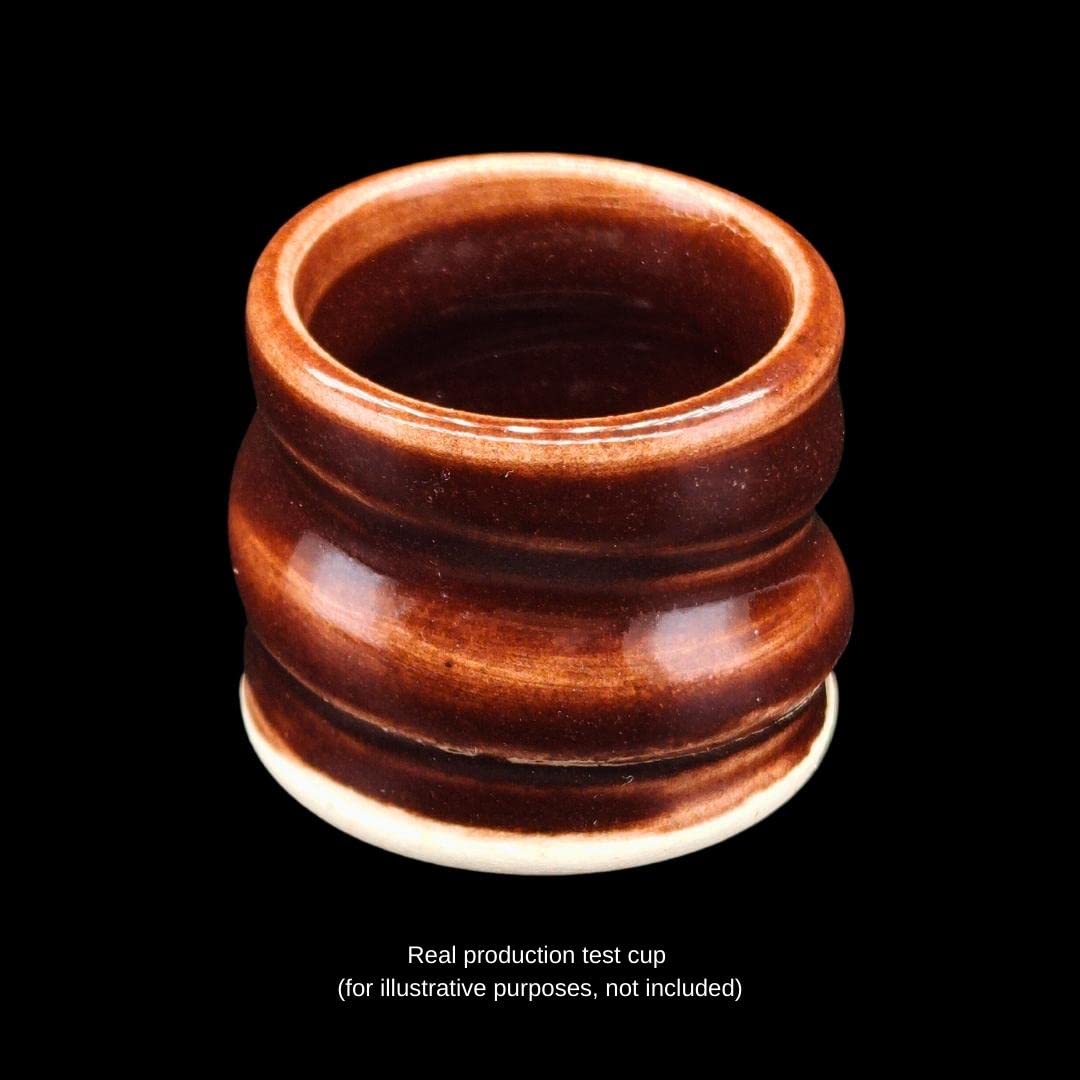 Penguin Pottery - Nantucket Series - Chocolate - Low Fire Glaze Cone 06-04 for Low Fire Clay - Ceramic Glaze Pottery (1 Pint | 16 oz | 473 ml)