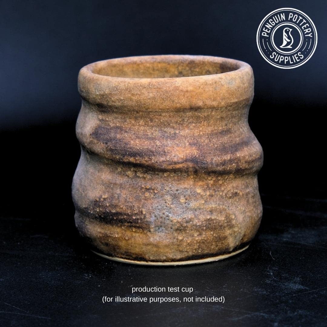 Penguin Pottery - Matte Series - Brown Tweed Matte. Mid Fire Glaze for Clay, Pottery Glaze, Cone 5 and Cone 6 - Ceramic Glaze for Pottery (1 Pint | 16 oz | 473 ml)