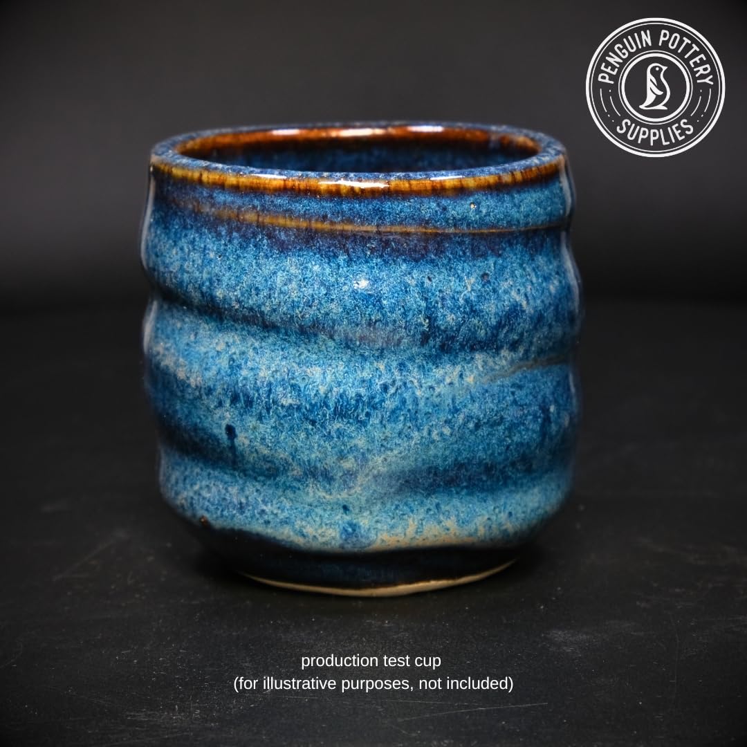 Penguin Pottery - Floating Blue (5 Lbs Dry) - Speciality Series - Mid Fire Glaze Cone 5-6 - Ceramic Glaze Pottery (5 lbs | 2.3 kg)