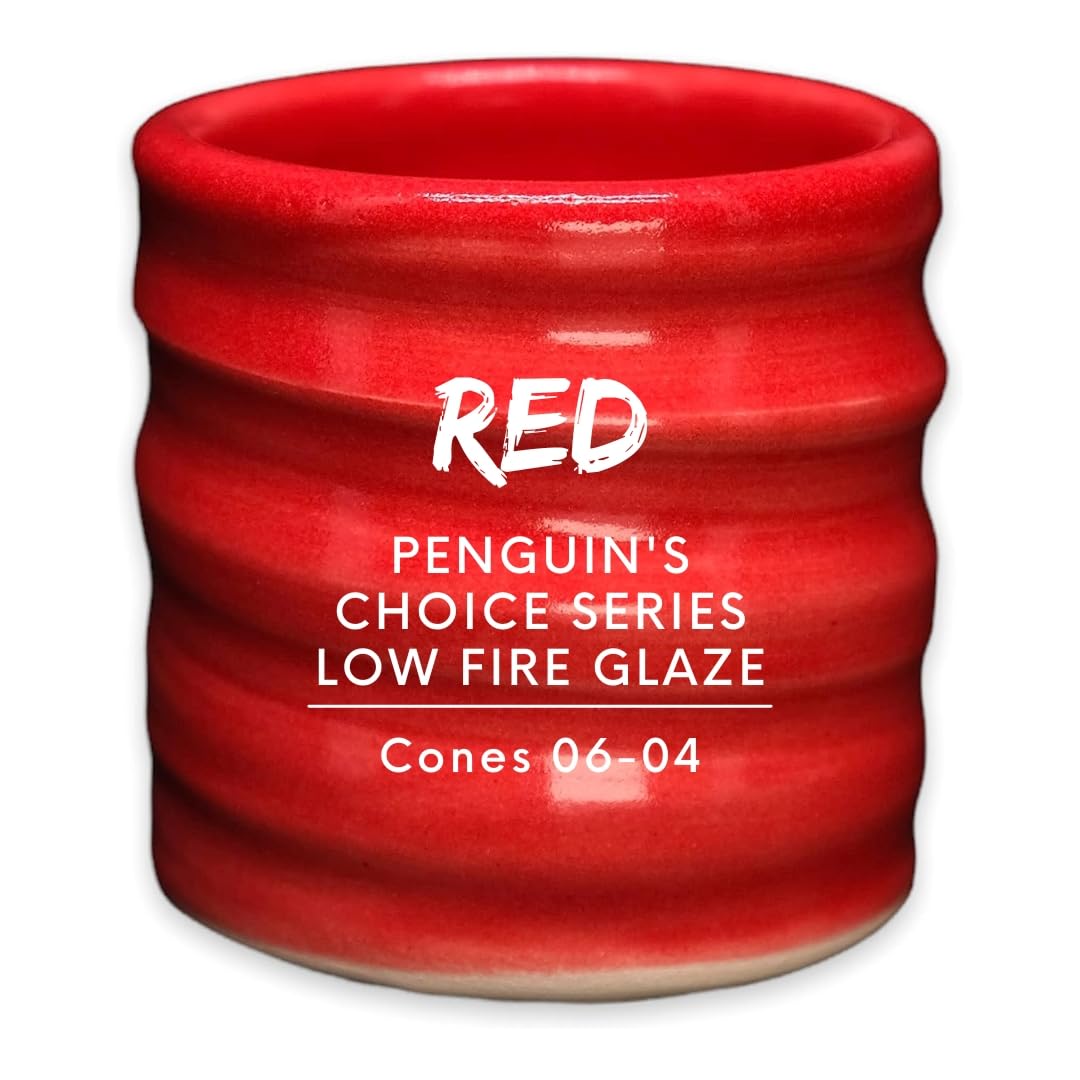 Penguin Pottery - Variety Set - Low Fire Penguin's Choice Series - Cones 06 to 04 - Includes 8 4oz Jars