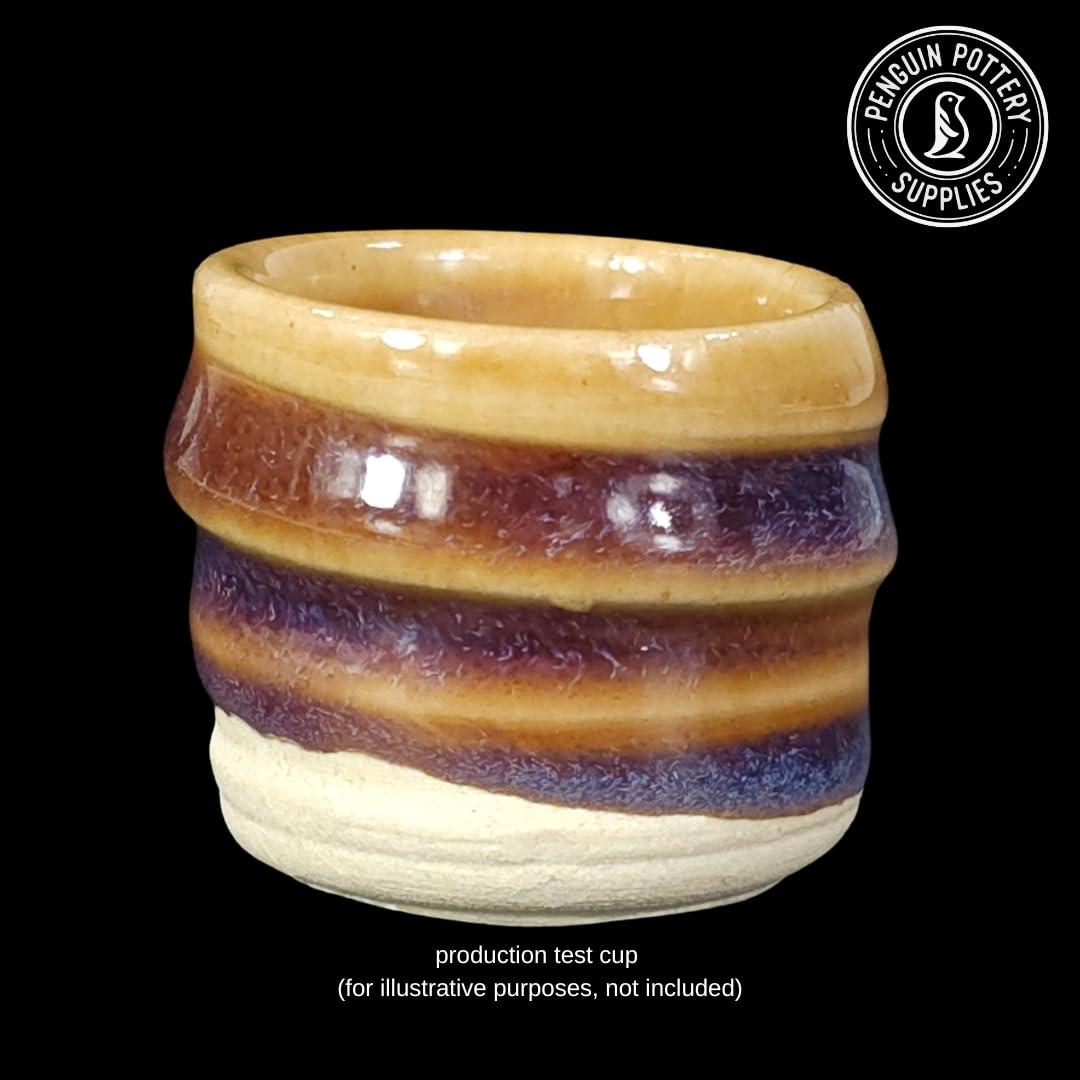 Penguin Pottery - Specialty Series - Ethereal. Mid Fire Glaze for Clay, Pottery Glaze, Cone 5 and Cone 6 - Ceramic Glaze for Pottery (1 Pint | 16 oz | 473 ml)