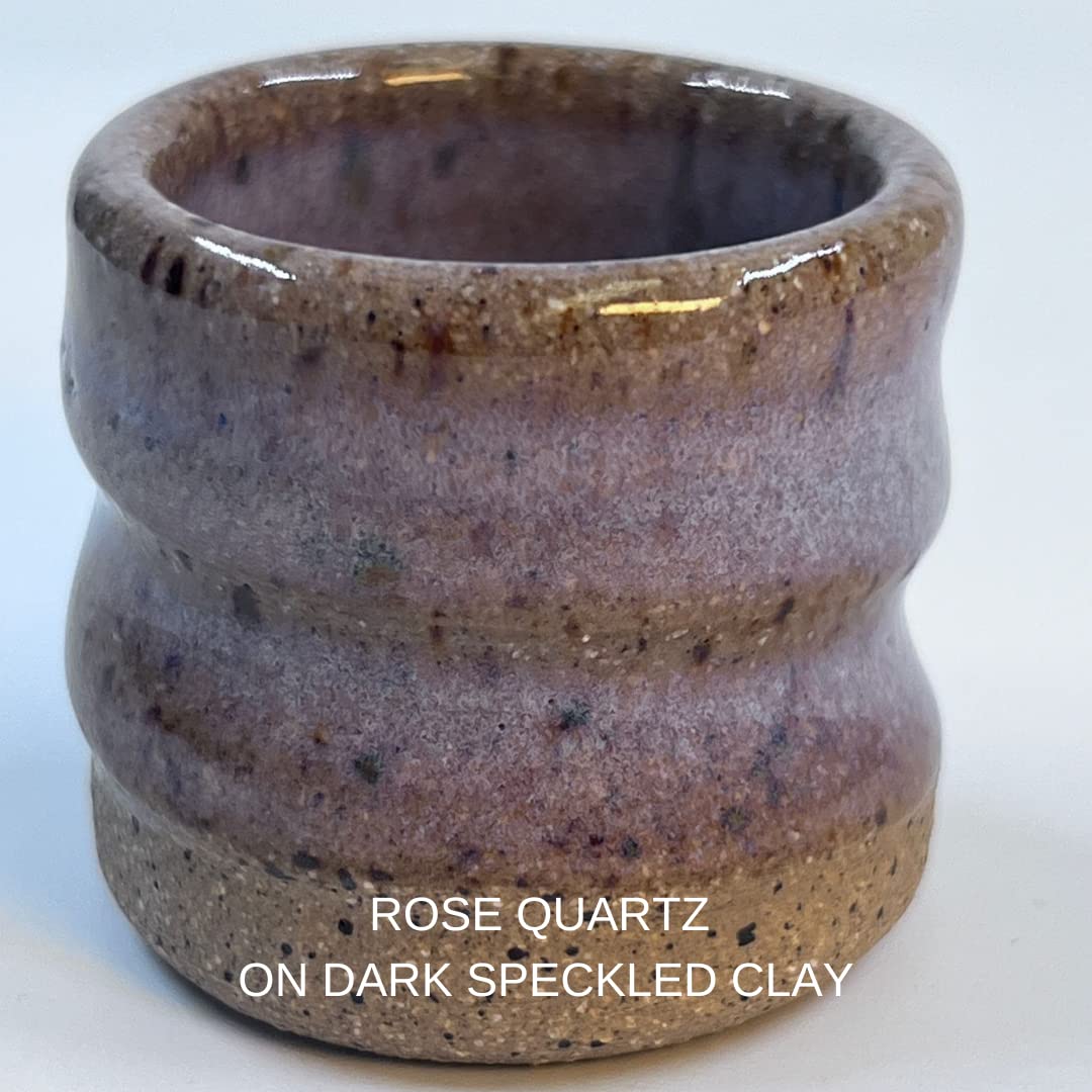 Penguin Pottery - Specialty Series - Rose Quartz - Mid Fire Glaze, High Fire Glaze, Cone 5-6 for Mid Fire Clay, High Fire Clay - Ceramic Glaze Pottery (1 Pint | 16 oz | 473 ml)