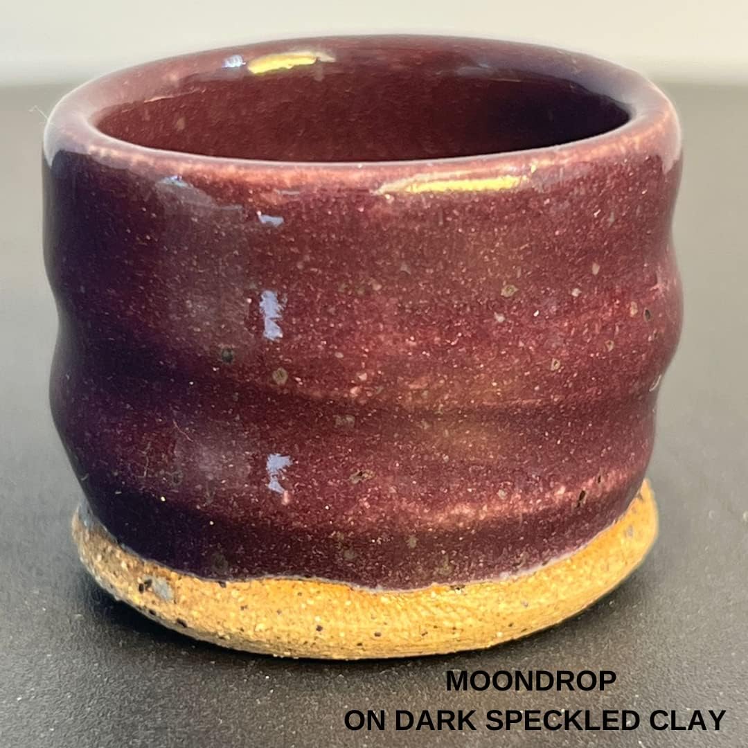 Penguin Pottery - Specialty Series - Moon Drop - Mid Fire Glaze, High Fire Glaze, Cone 6 for Mid Fire Clay - Ceramic Glaze Pottery (1 Pint | 16 oz | 473 ml)
