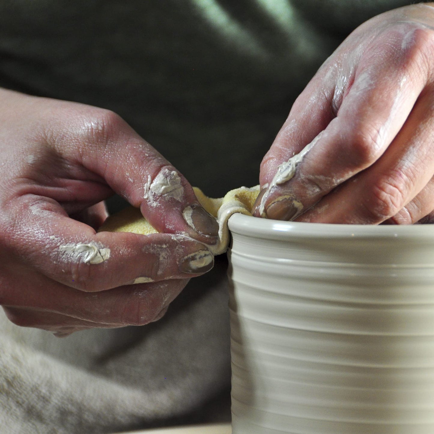 Penguin Pottery - Pre-Cut Suede Chamois for Smoothing Pot Rim - Super Soft - Small Size - Fits in Your Palm (Set of 5)