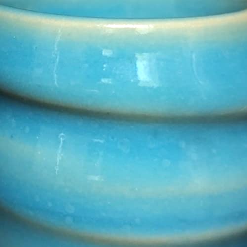 Penguin Pottery - Glow in The Dark Pottery Glaze - Aqua - Low Fire Glaze Cone 06 - Glow in The Dark Paint for Ceramics (4 fl oz | 118 ml)