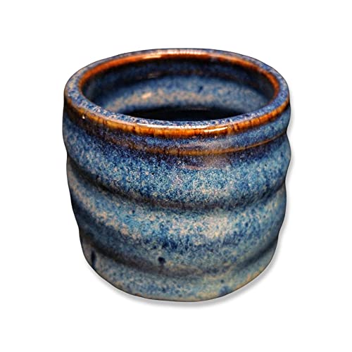 Penguin Pottery - Specialty Series - Floating Blue - Mid Fire Glaze, High Fire Glaze, Cone 5-6 for Mid Fire Clay, High Fire Clay - Ceramic Glaze Pottery (1 Pint | 16 oz | 473 ml)
