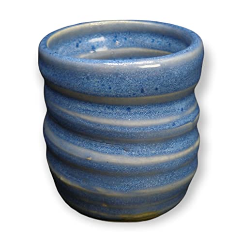 Penguin Pottery - Specialty Series - Thalassophile Blue - Mid Fire Glaze, High Fire Glaze, Cone 5-6 for Mid Fire Clay, High Fire Clay - Ceramic Glaze Pottery (1 Pint | 16 oz | 473 ml)