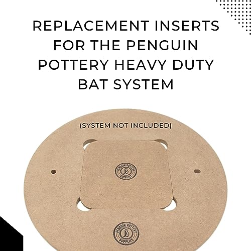 Penguin Pottery - Set of 5 Inserts for Penguin Pottery's Heavy Duty Bat System