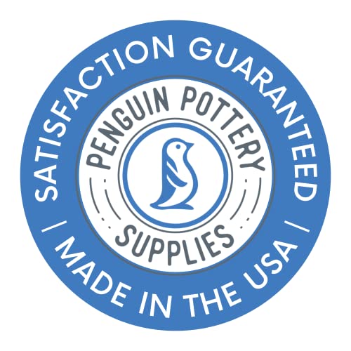 Penguin Pottery - Celadon Series - Indigo Gloss - Mid Fire Glaze, High Fire Glaze, Cone 5-6 for Mid Fire Clay, High Fire Clay - Ceramic Glaze Pottery (1 Pint | 16 oz | 473 ml)